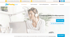 Desktop Screenshot of jobphoning.com